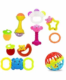 Enorme Baby Rattle Pack Of 8 (Color May Vary)