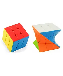 Enorme High Speed Rubic Cubes Pack of 2 - Multicolor