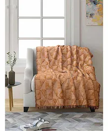 Saral Home Cotton Sofa Cover Pack of 2 - Beige