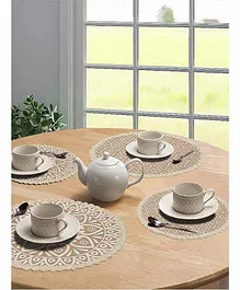Saral Home Table Place Mats Set of 2 - Beige