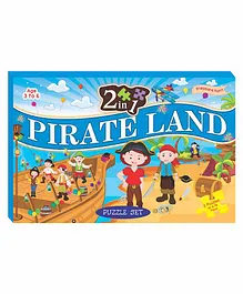 Art Factory EVA Foam Pirate Land Jigsaw Puzzle Set of 2 - 136 Pieces