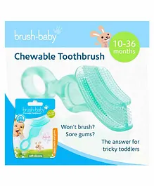 Brush Baby Chewable Toothbrush Pack of 2 - Blue