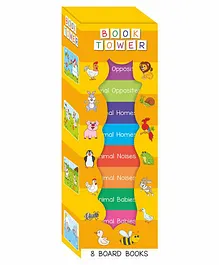 Art Factory Animal Board Books Pack of 8 - English