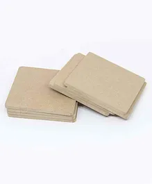 IVEI DIY Coasters Set of 100 Coasters - Cream