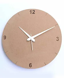 IVEI DIY MDF Clock - Brown