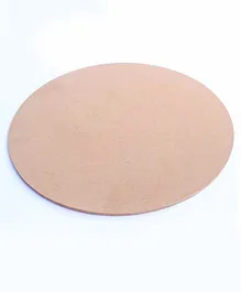 IVEI DIY Circular MDF Boards Set of 2 - Brown