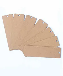 IVEI DIY MDF Bookmarks Set of 10 - Brown