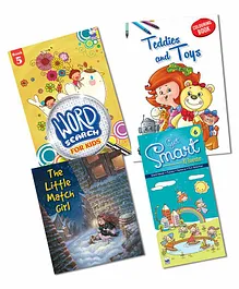 Macaw Story and Activity Combo 2 Pack of 4 Books - English