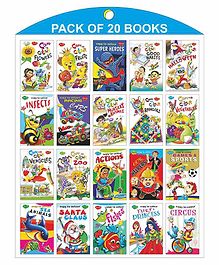 Sawan Copy Colouring Books Set of 20 - English