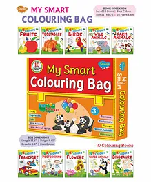 Sawan My First Colouring Set Colouring Books Pack of 10 - English