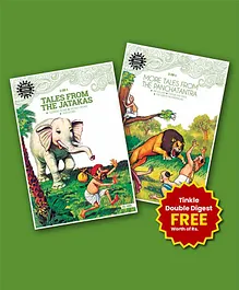 Amar Chitra Katha 3 in 1 Tales From The Jatakas & More Tales From The Panchatantra Book - English