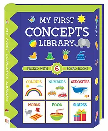 Art Factory My First Concepts Library Set of 6 Board Books - English