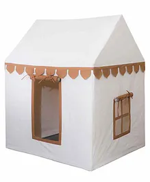 Play House Kids Tent with Quilt  Large - Off White