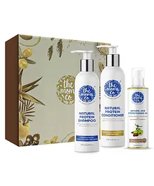 The Moms.co Anti Hair Fall Care kit Pack of 3 - White
