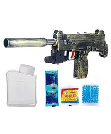Sanjary Uzi Submachine 2 in 1 Toy Gun - Golden and Silver