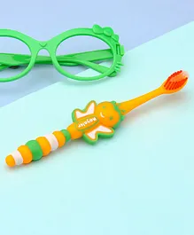 Bee Shaped Toothbrush With Goggle Gift - Green