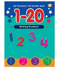 Numbers 1 to 20 Writing Book - English