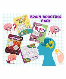 Navneet Coloring and Brain Boosting Activity Book Set of 4 - English