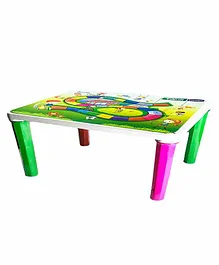 KuchiKoo Study Table with Truth & Dare Top - Multicolor