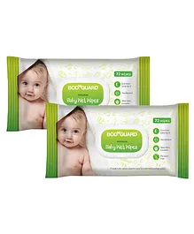 BodyGuard Premium Baby Wet Wipes - 144 Wipes (2 Pack - 72 Each)