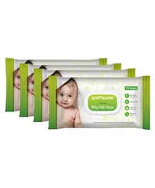 BodyGuard Premium Baby Wet Wipes - 288 Wipes (4 Pack - 72 Each)
