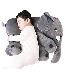 DearJoy Elephant Shaped Baby Pillow - Grey