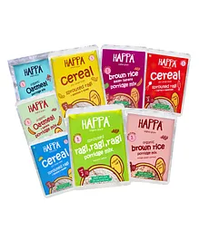 Happa Organic Pack of 8 Porridge - 50 gm Each