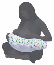 VParents Bluebell  Multipurpose Baby Feeding Nursing Cum Maternity Pillow for New Born - Blue