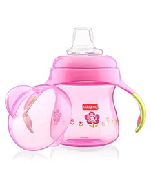 Babyhug Twin Handle Training Soft Spout Sipper Pink - 150 ml