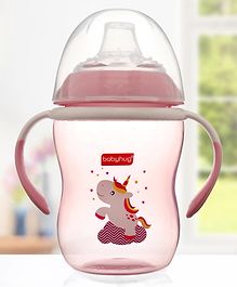 Babyhug Twin Handle Soft Spout Sipper Pink - 250 ml