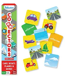 Skillmatics Educational Game - Connectors Cars Boats Planes & More Fun Learning Game of Connections Strategy & Matching Ages 3 to 6