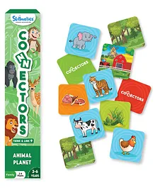 Skillmatics Educational Game - Connectors Animal Planet Fun Learning Game of Connections Strategy & Matching Ages 3 to 6