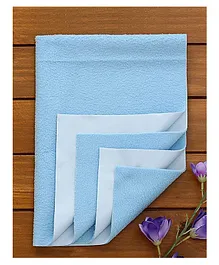 Elementary Smart Dry Waterproof Medium Bed Protector Sheet - Baby Blue