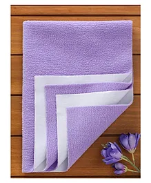 Elementary Smart Dry Waterproof Small Bed Protector Sheet - Lilac