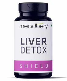 Meadbery Liver Detox Supplements With Milk Thistle - 60 Tablets