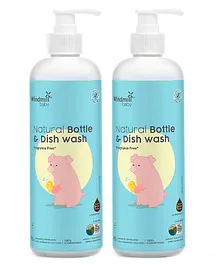 Windmill Baby Natural Bottle & Dish Wash Pack of 2 - 450 ml each