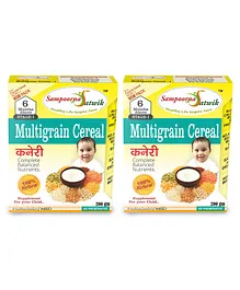 Sampoorna Satwik Stage 1 Baby Cereal Multigrain Pack of 2 - 200 gm each