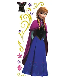 RoomMates Disney Frozen Anna with Cape Giant Wall Decal - Blue Purple