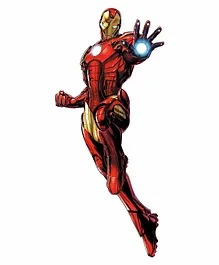 RoomMates Glow In The Dark Iron Man Wall Decal -  Red