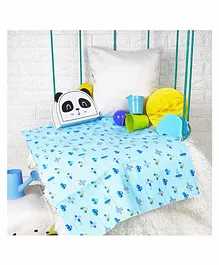 Kicks & Crawl City Crawler Waterproof Bed Protector Sheet - Blue