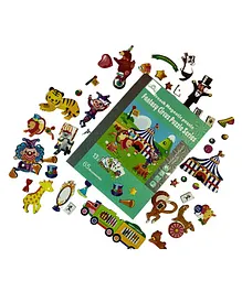 Tnu Toys Magnetic Puzzle Book Circus- 78 Pieces