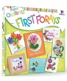 Toy Kraft Paper Quilling First Forays Kit - Multicolour