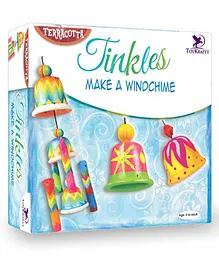 Toy Kraft Terracotta Tinkles Make A Windchime Kit - Multicolour