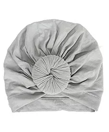 Syga Turban Wrapped Style Cap Grey - Circumference 32 cm