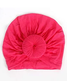 Syga Turban Wrapped Style Cap Pink - Circumference 32 cm