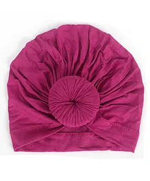 Syga Turban Wrapped Style Cap Pink - Circumference 32 cm