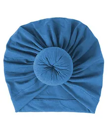 Syga Turban Wrapped Style Cap Blue - Circumference 32 cm