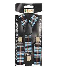 Tiekart Checkered Suspender - Multi Colour