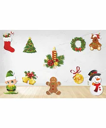 Untumble Christmas Elements Poster Pack of 10 - Multicolor