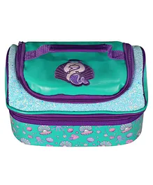 Smily Kiddos Dual Slot Lunch Bag Mermaid Theme - Blue